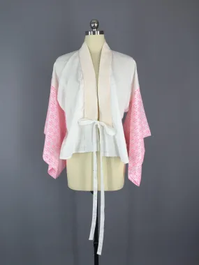 1980s Vintage Cotton Haori Kimono Jacket