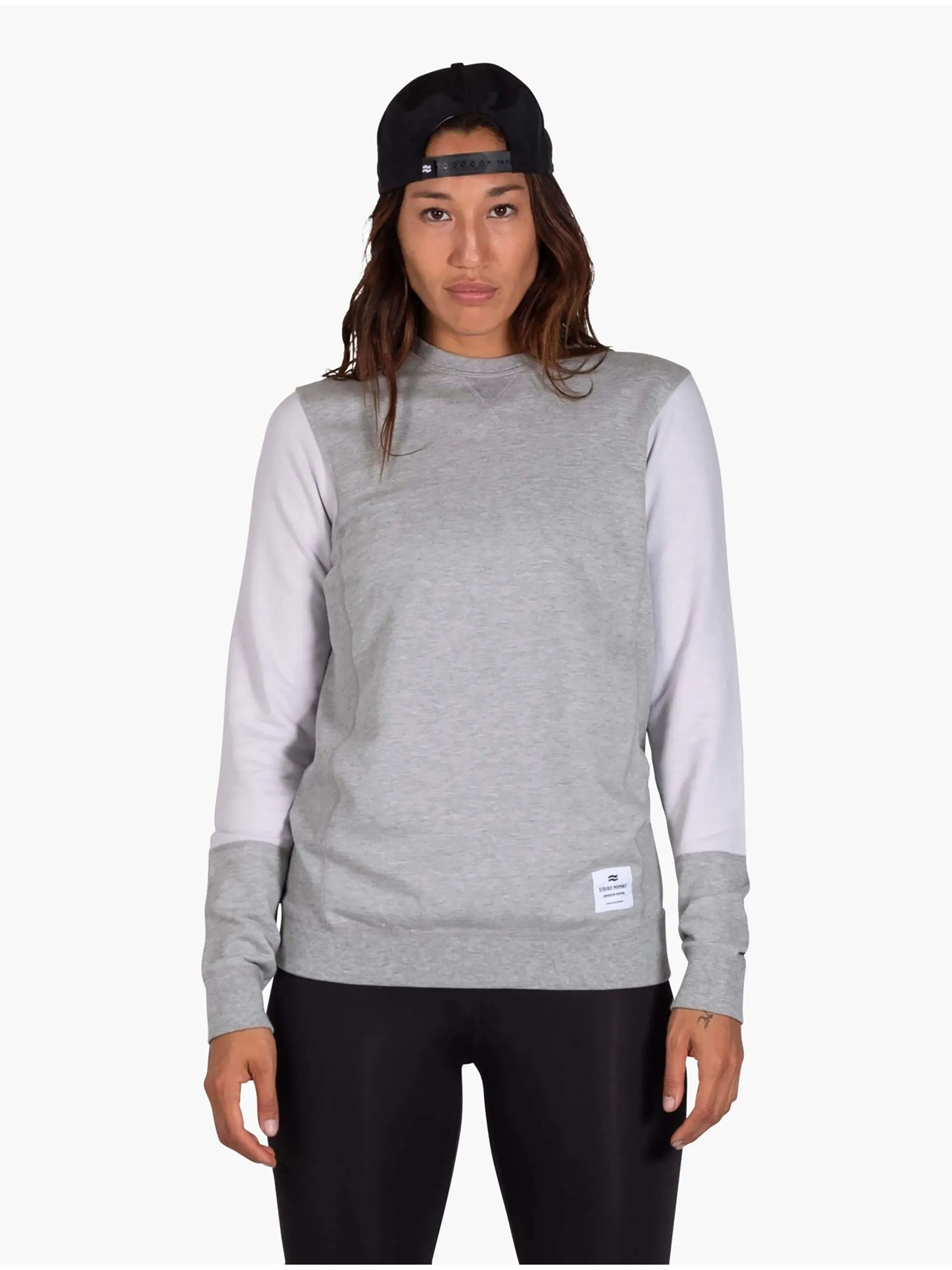 2-Tone Fitted Crewneck