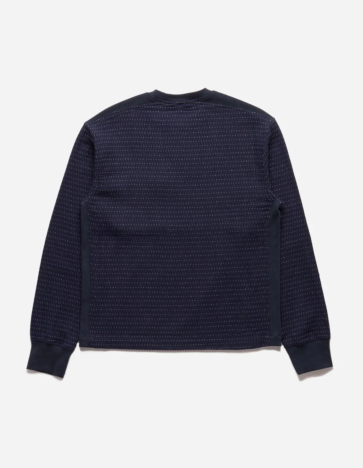 5113 Noragi Woven Cargo Crew Top Indigo