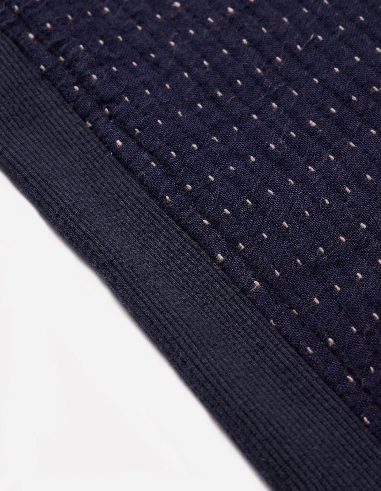 5113 Noragi Woven Cargo Crew Top Indigo