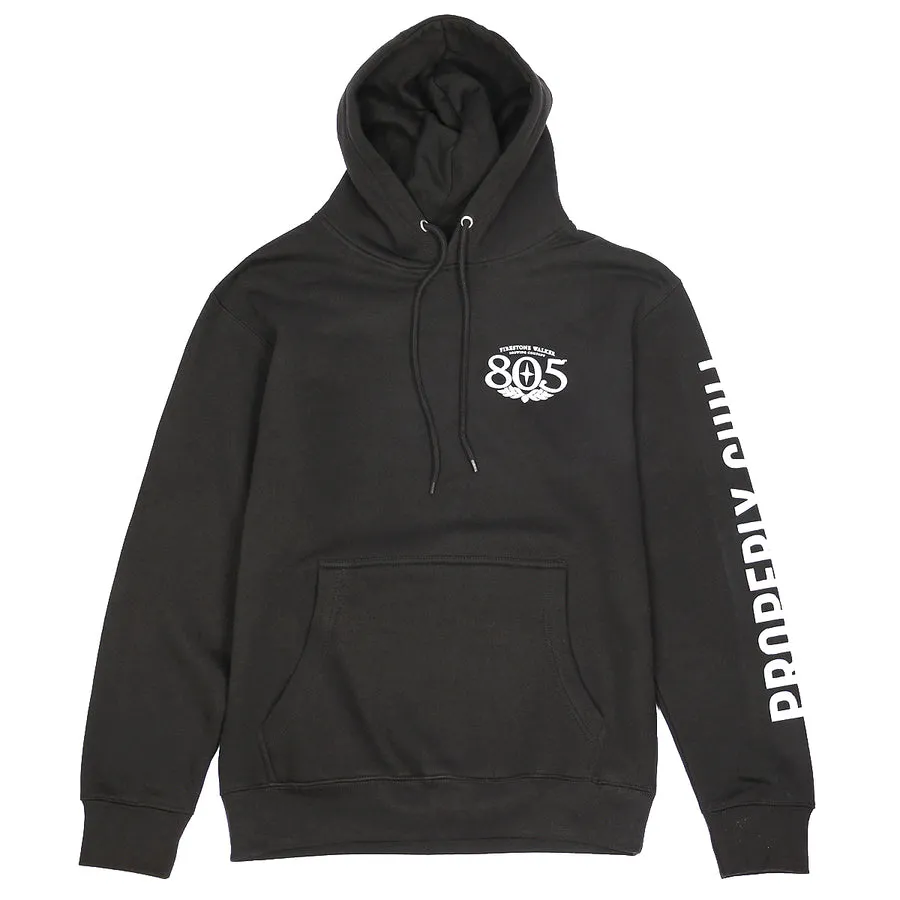 805 Premier Properly Chill Hooded Pullover, Black