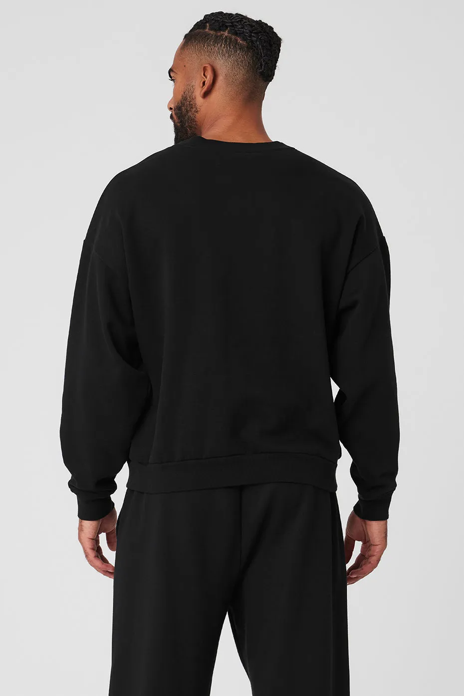 Accolade Crew Neck Pullover - Black