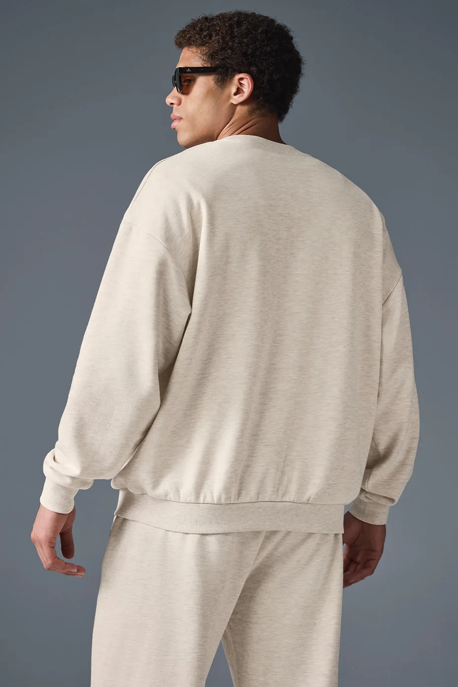 Accolade Crew Neck Pullover - Oatmeal Heather