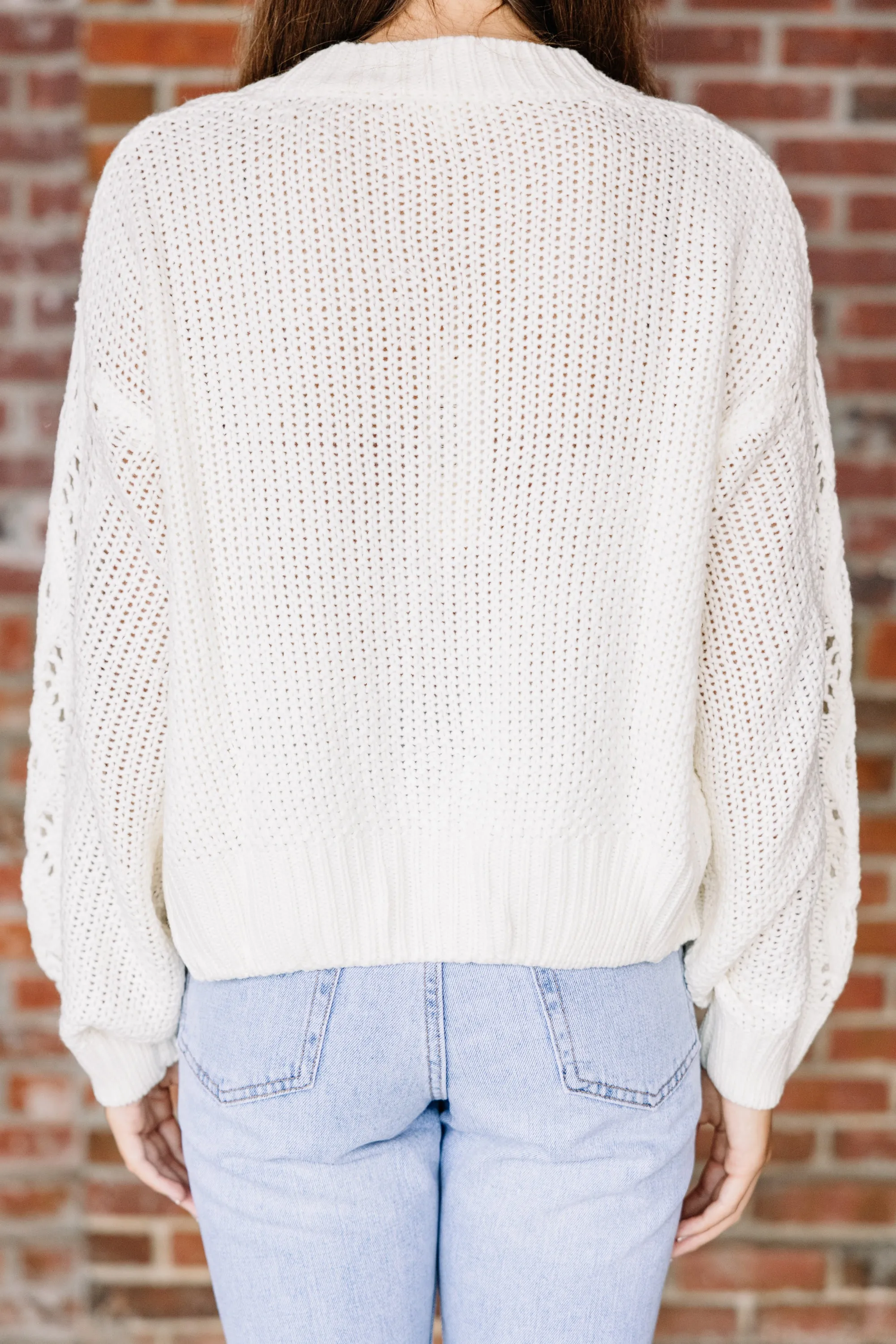 All You Could Want Ivory White Cardigan