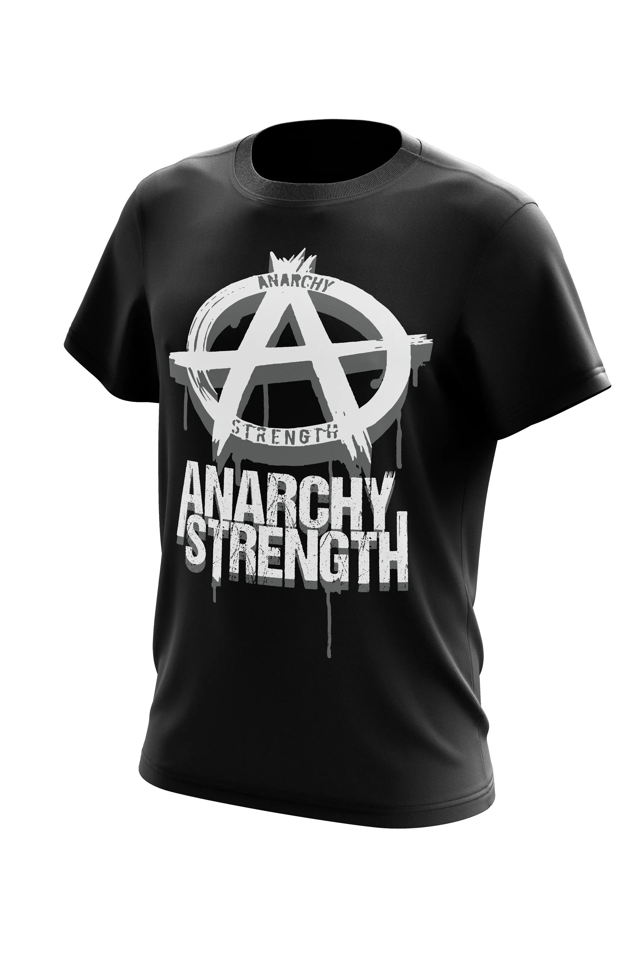 AS 'DRIPPING WITH STRENGTH' HOODIE   TEE COMBO - BLACK