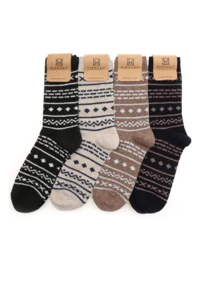 Aztec Crew Length Socks