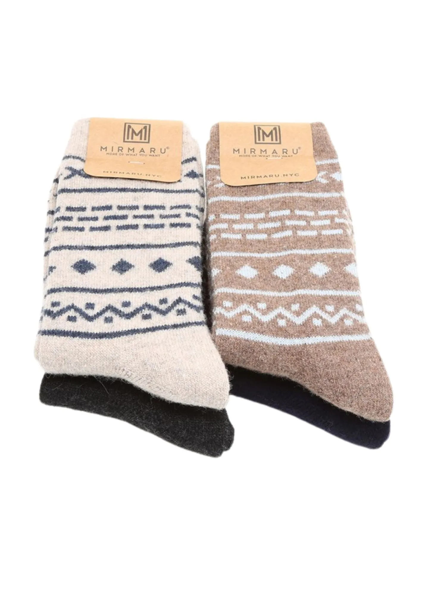 Aztec Crew Length Socks