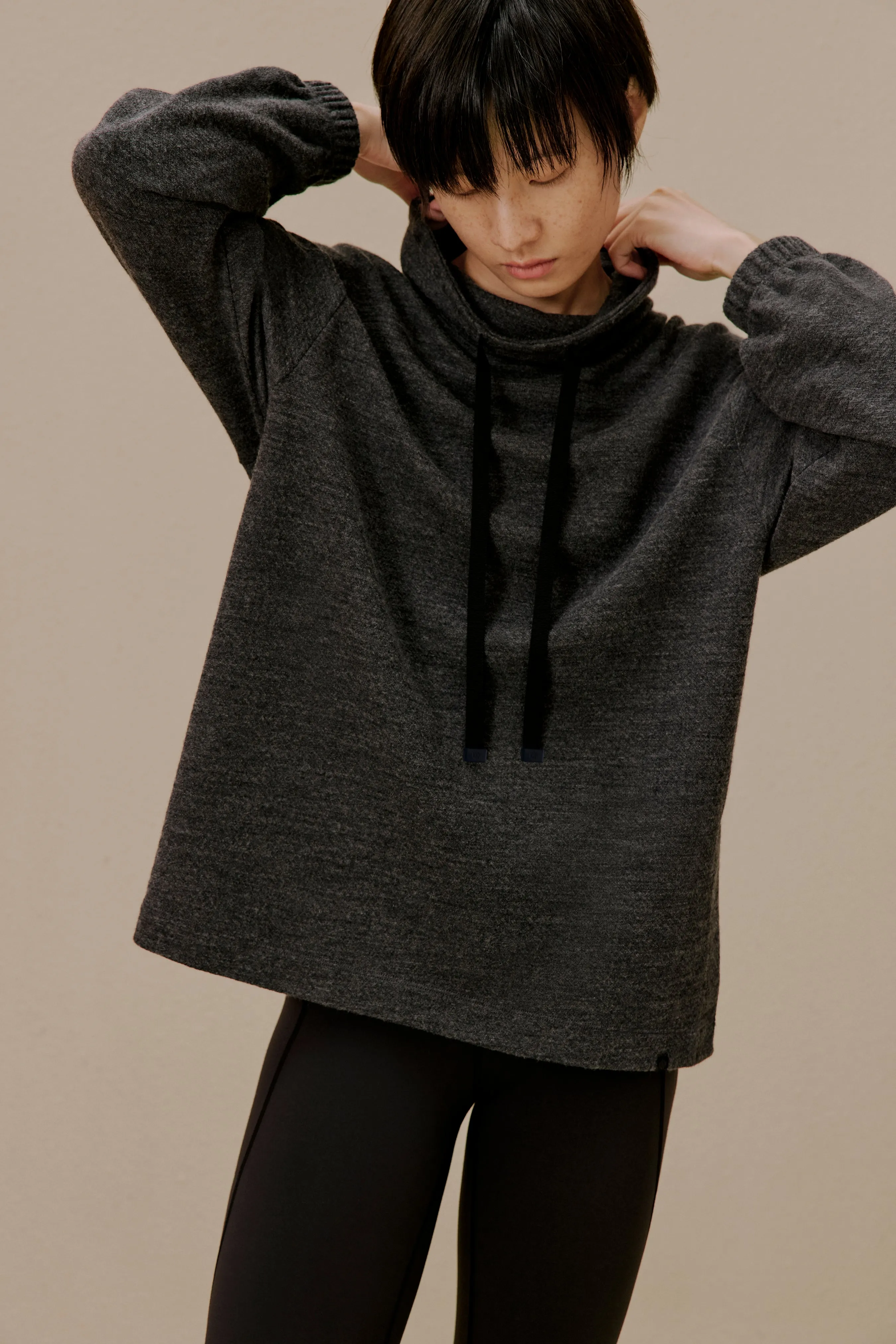 Ballet Knitted Wool Turtleneck Pullover