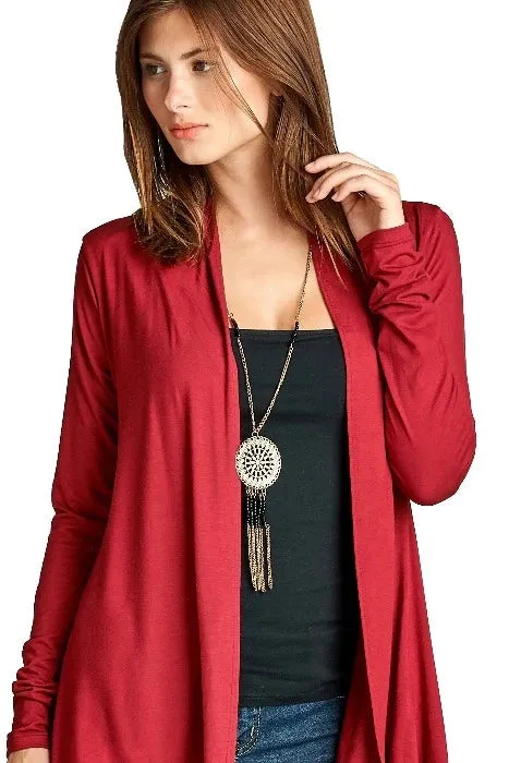 Bamboo Knit Cardigan - Assorted Colors