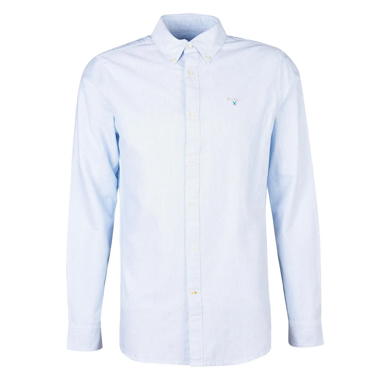 Barbour Striped Oxford Tailored Shirt Sky Blue