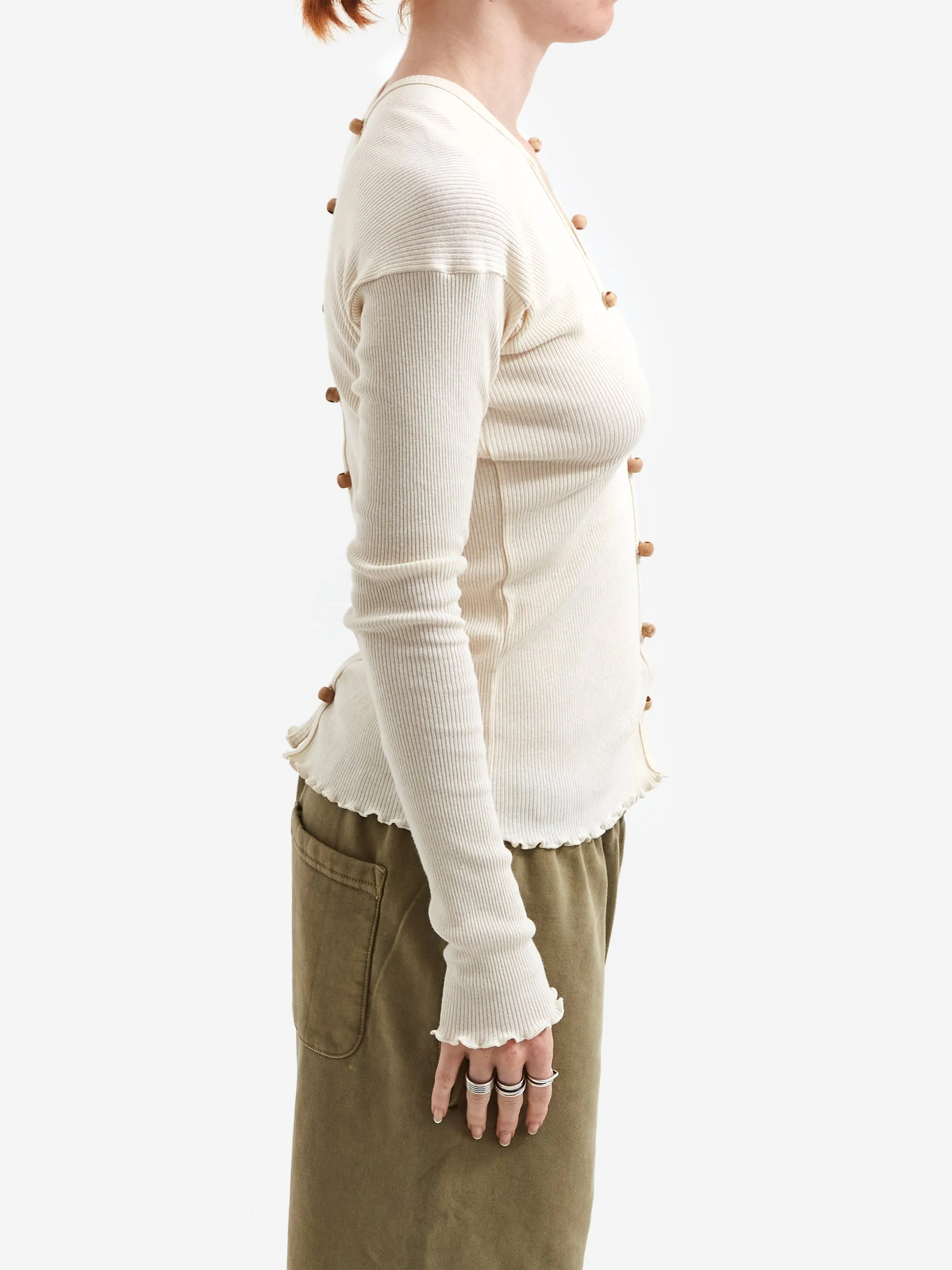 Baserange Tav Cardigan - Undyed