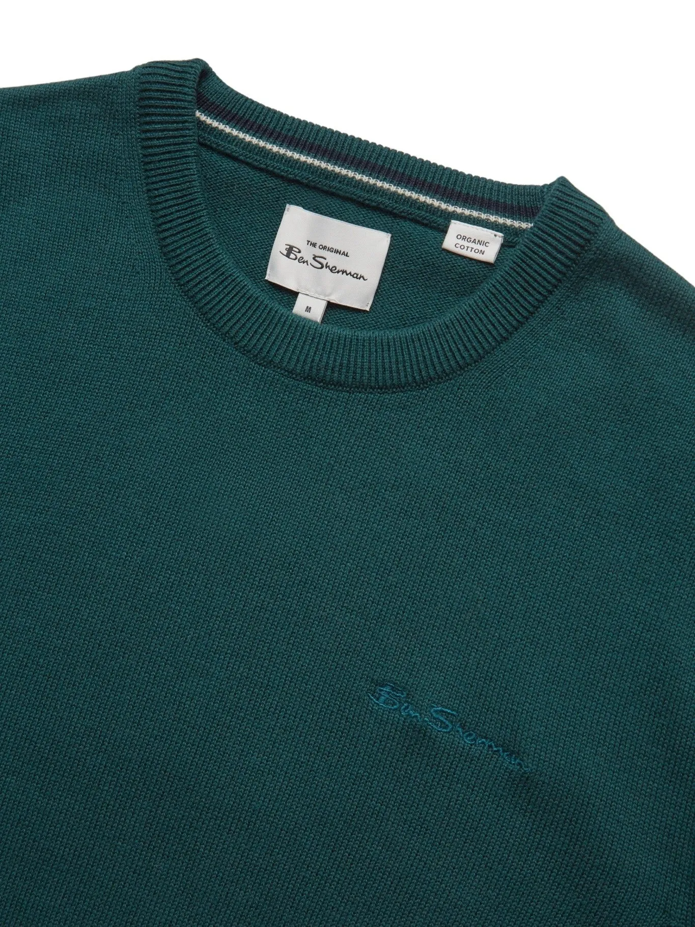 Ben Sherman Mens Signature Knitted Crew Neck Jumper