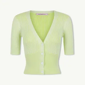 Bernie Cardigan - Citrus Rib