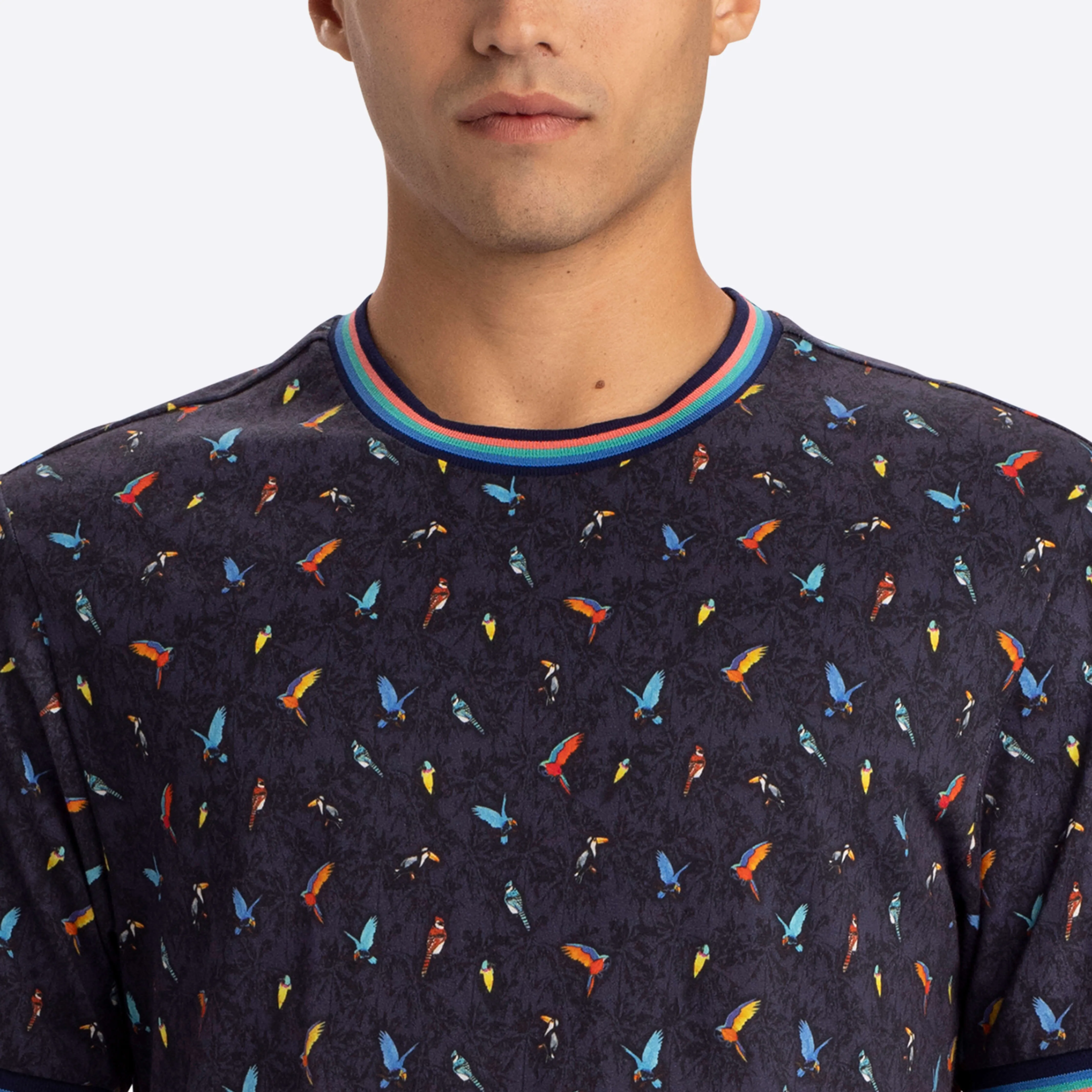 Birds Crew Neck T-Shirt