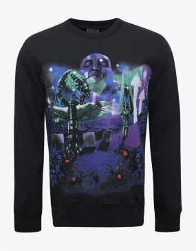 Black Dune Print Sweatshirt