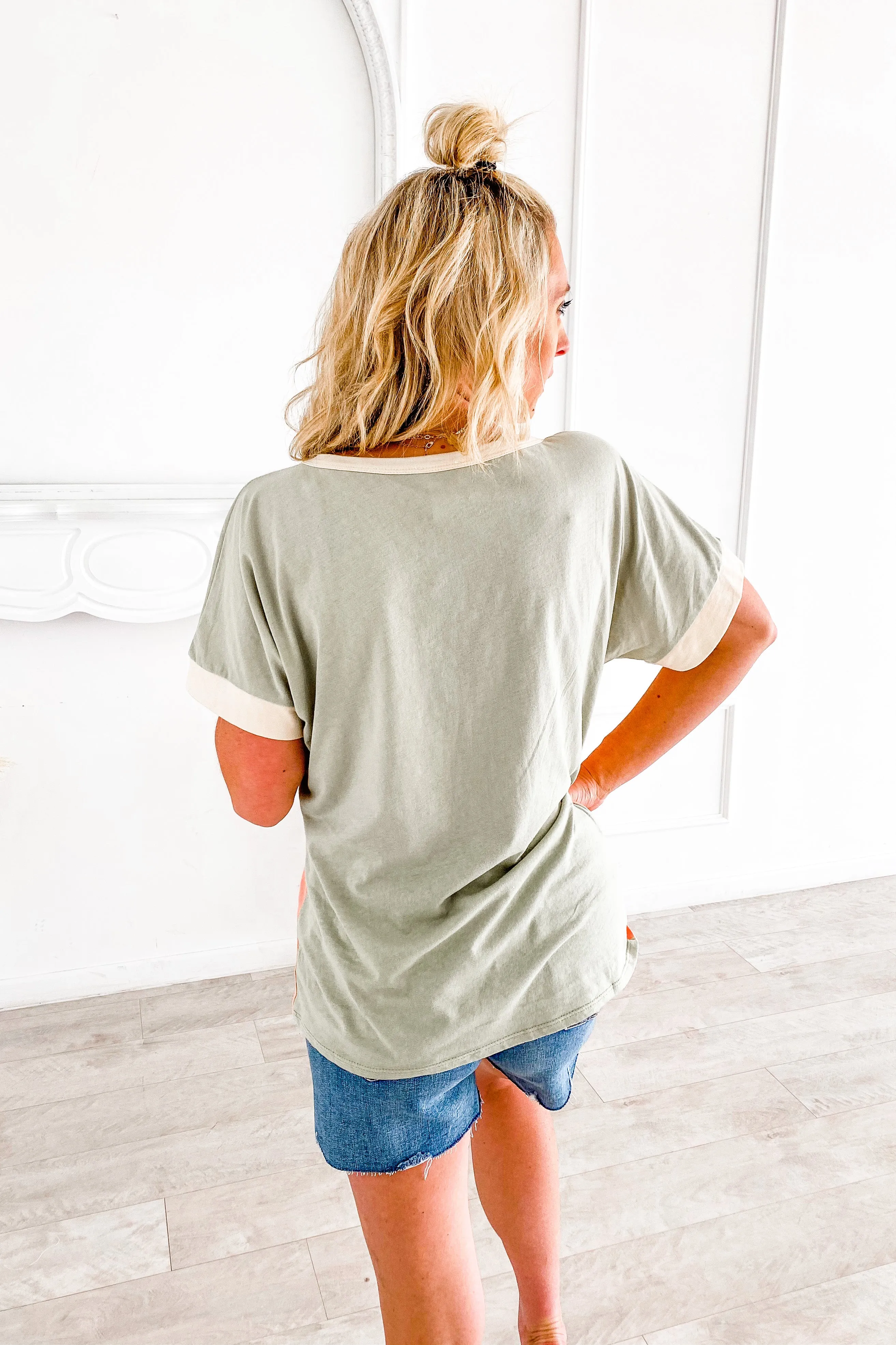 Blocking The Haters Sage Top | S-XL