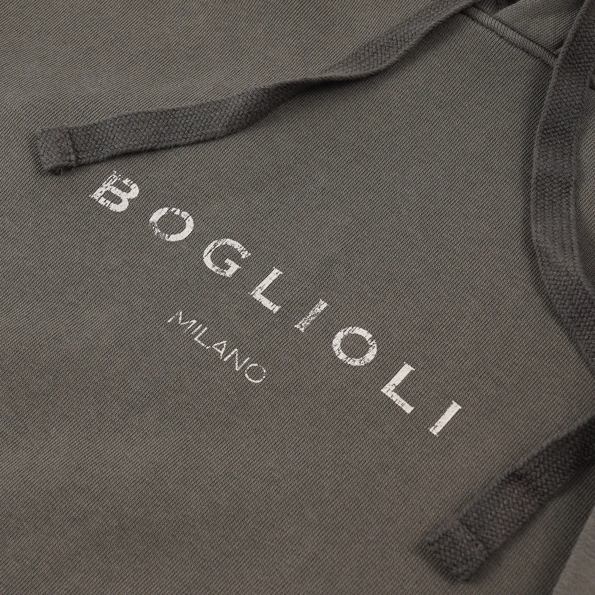 Boglioli Hooded Pullover Cotton Sweatshirt