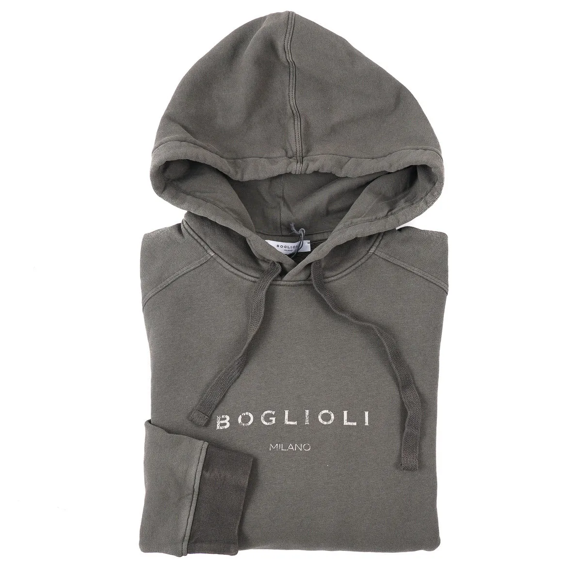 Boglioli Hooded Pullover Cotton Sweatshirt