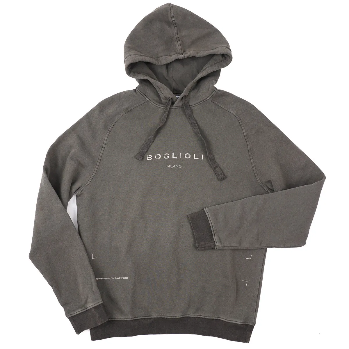 Boglioli Hooded Pullover Cotton Sweatshirt