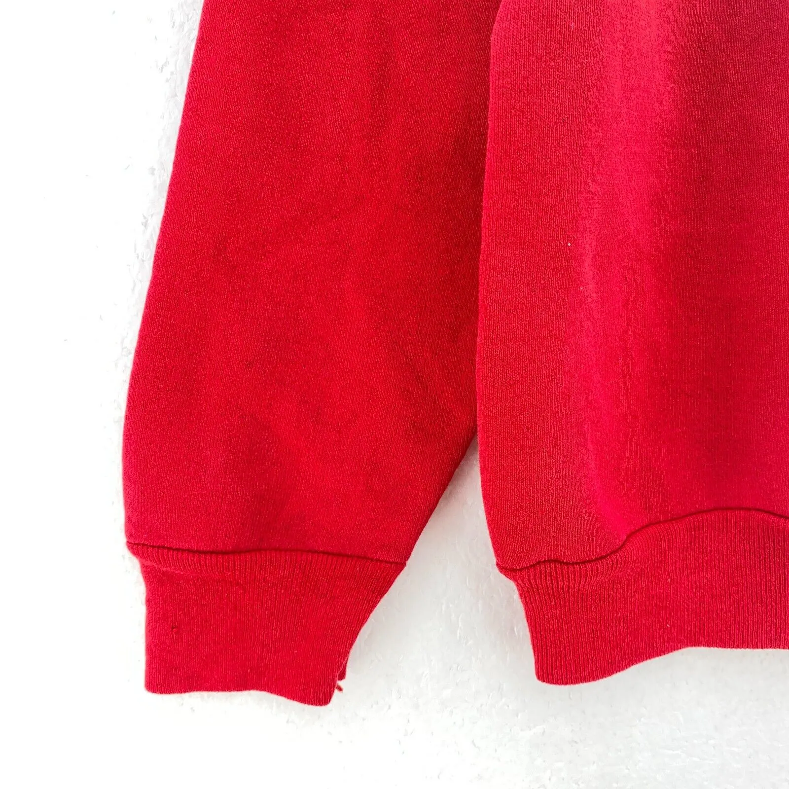 Bones Logo Vintage Red Crew Neck Sweatshirt Size M