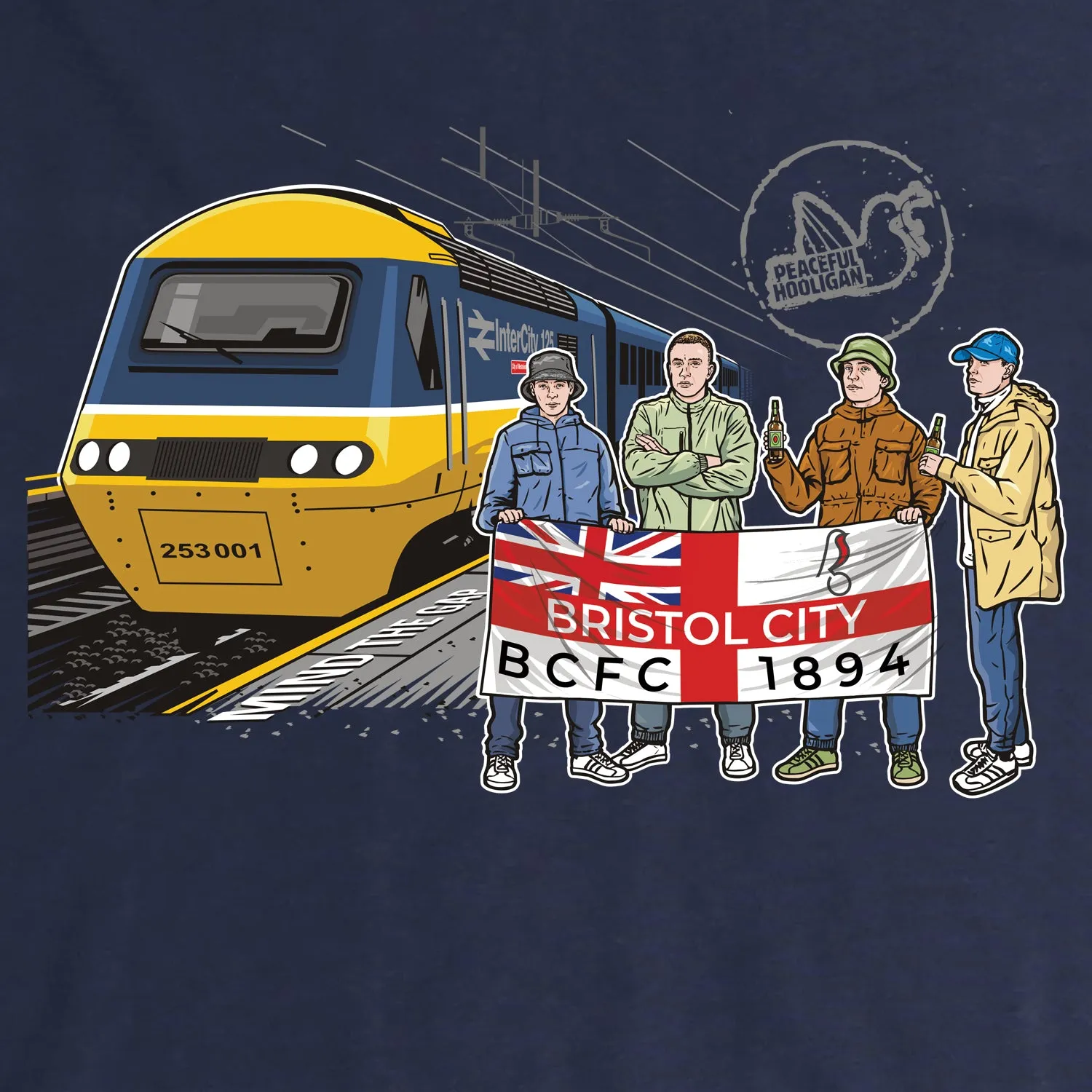 Bristol City Excursions T-Shirt Navy