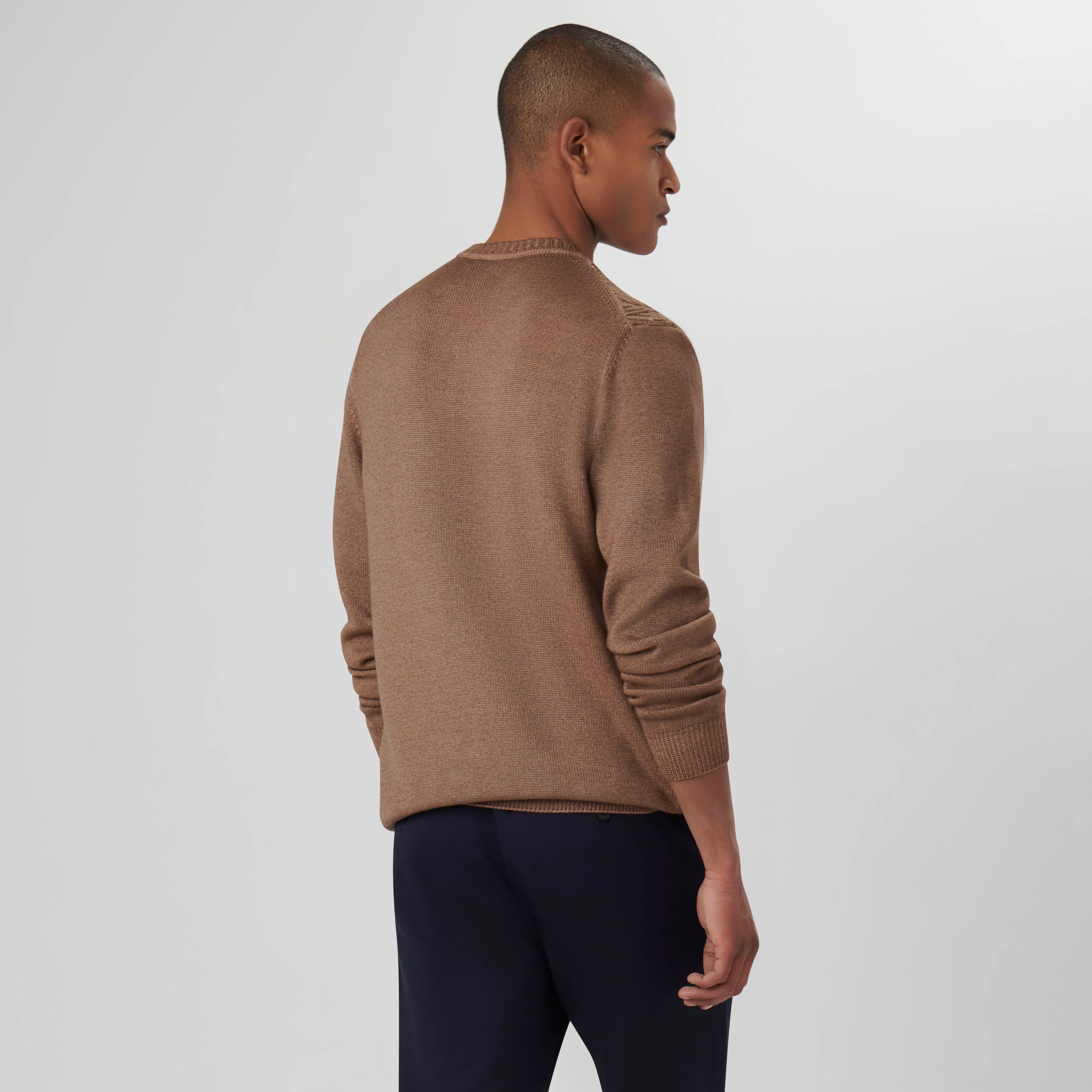 Cable Knit Crew Neck Sweater