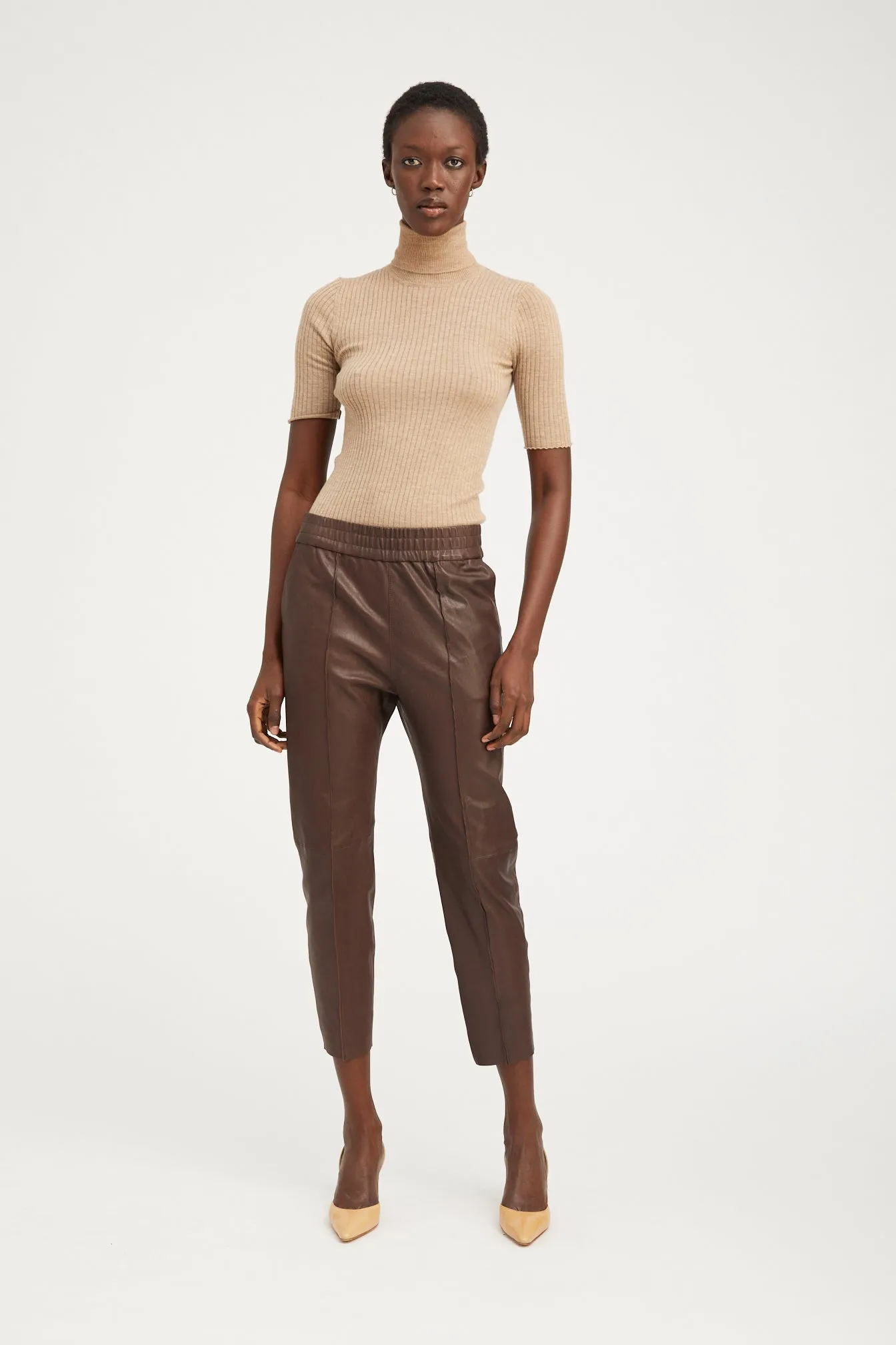 Camel Cashmere Turtleneck