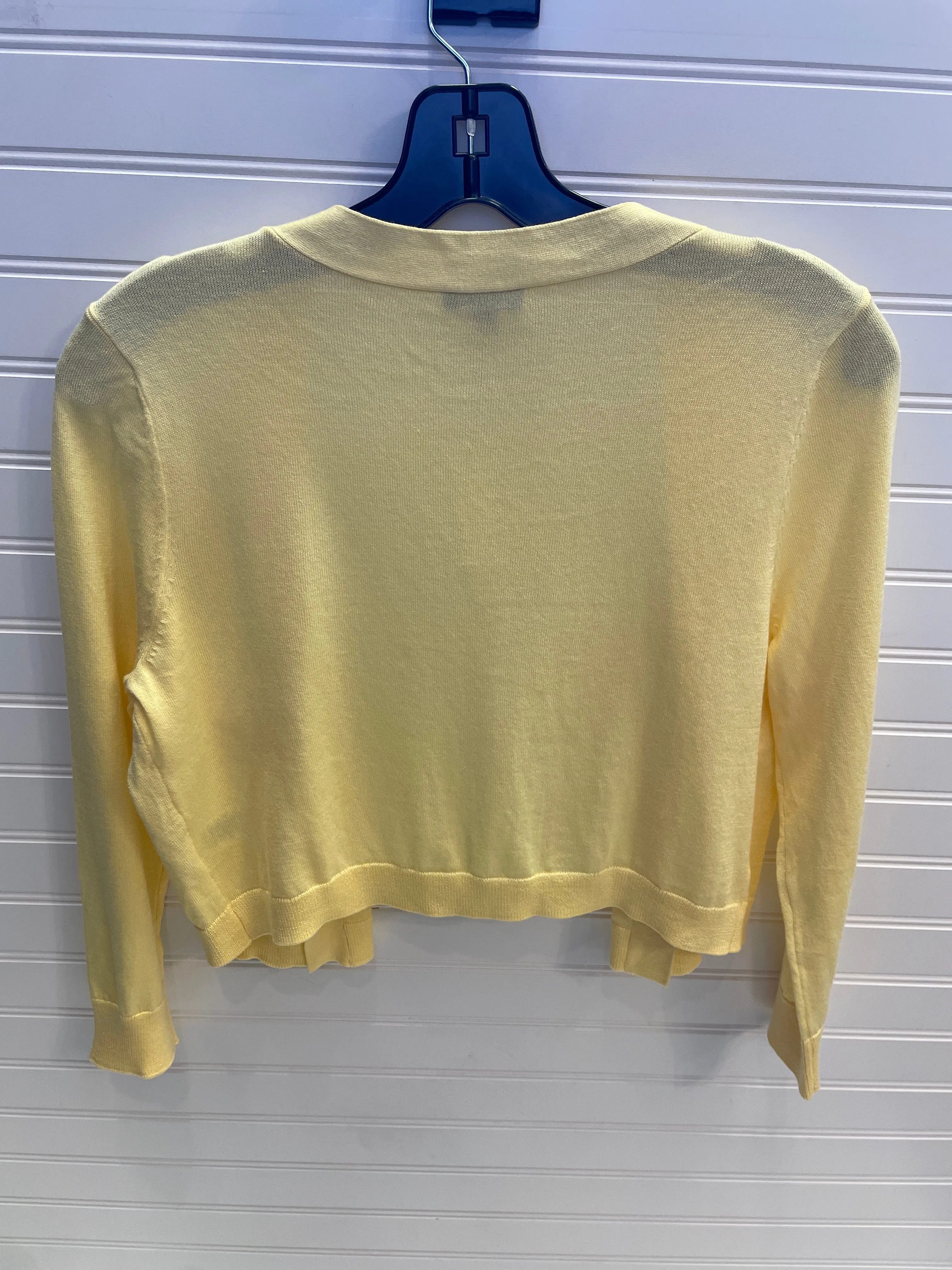 Cardigan By Talbots In Yellow, Size: S