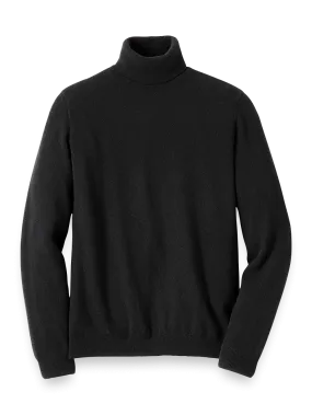 Cashmere Turtleneck Sweater - Black