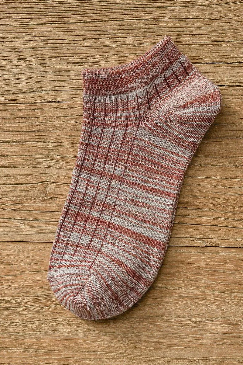 CASUAL SOLID COLOR BOAT SOCKS