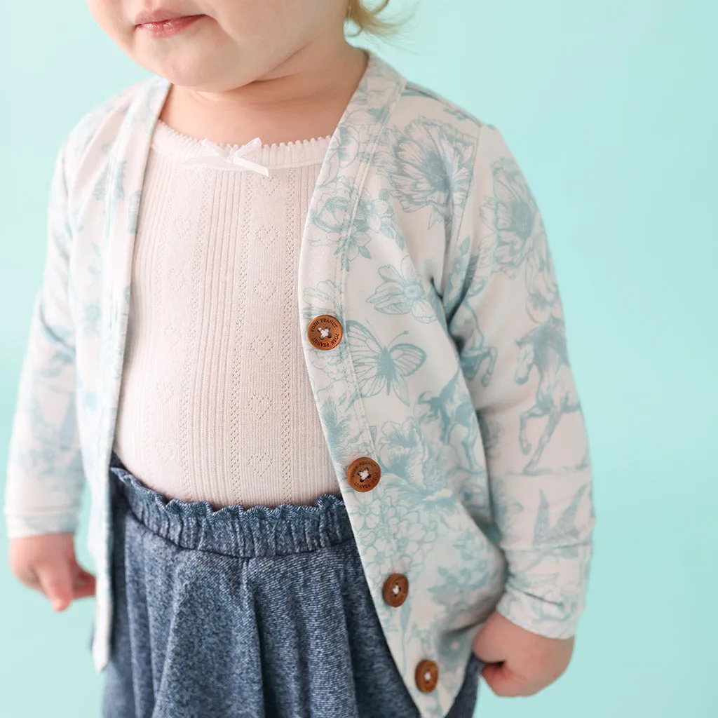 Charlotte Anne French Terry Button Cardigan