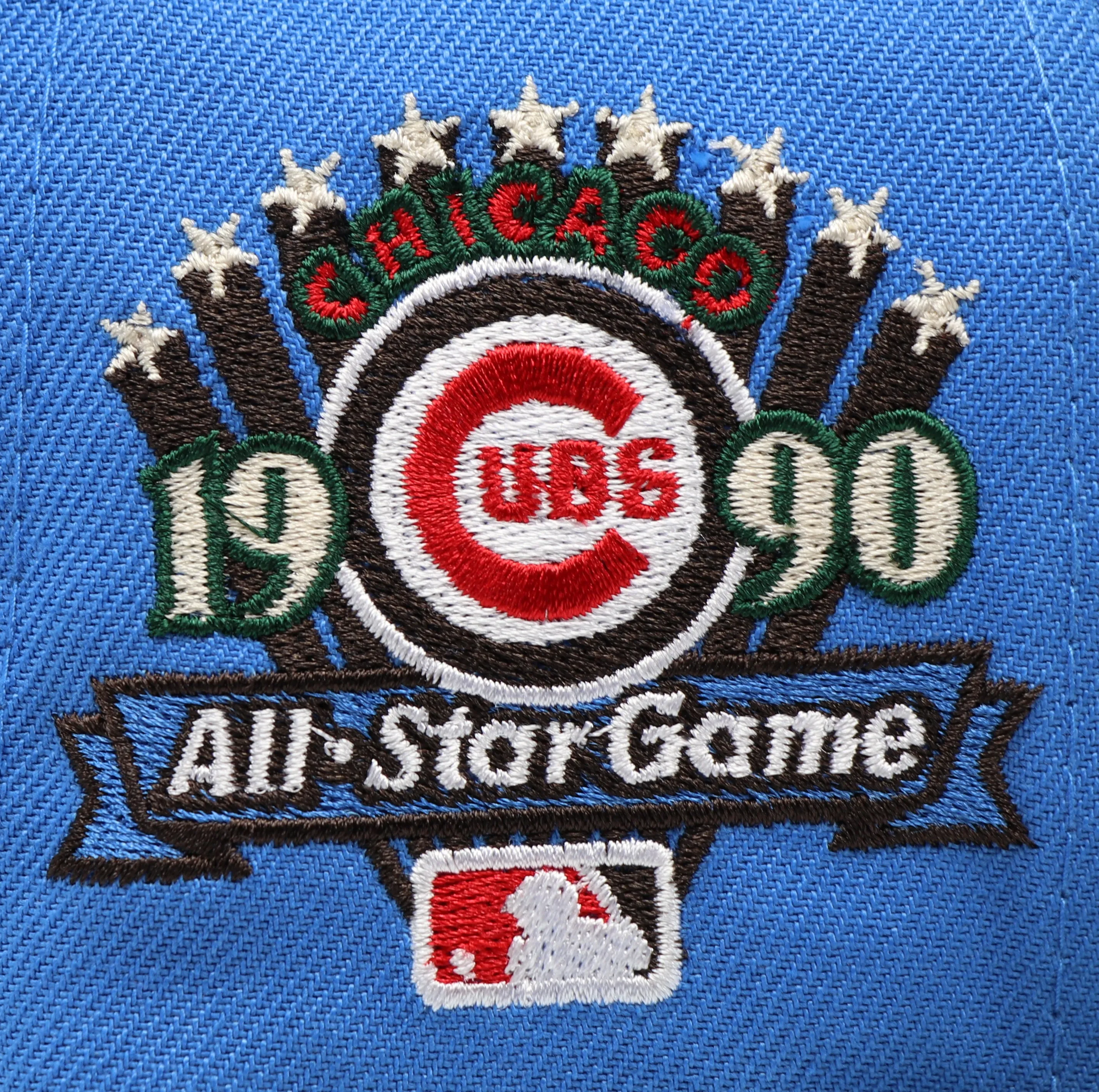 CHICAGO CUBS (AF-BLUE) (1990 ALLSTARGAME) NEW ERA 59FIFTY FITTED (GREY UNDER VISOR)