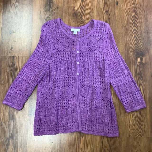 CJ Banks SIZE 1X Women's Cardigan