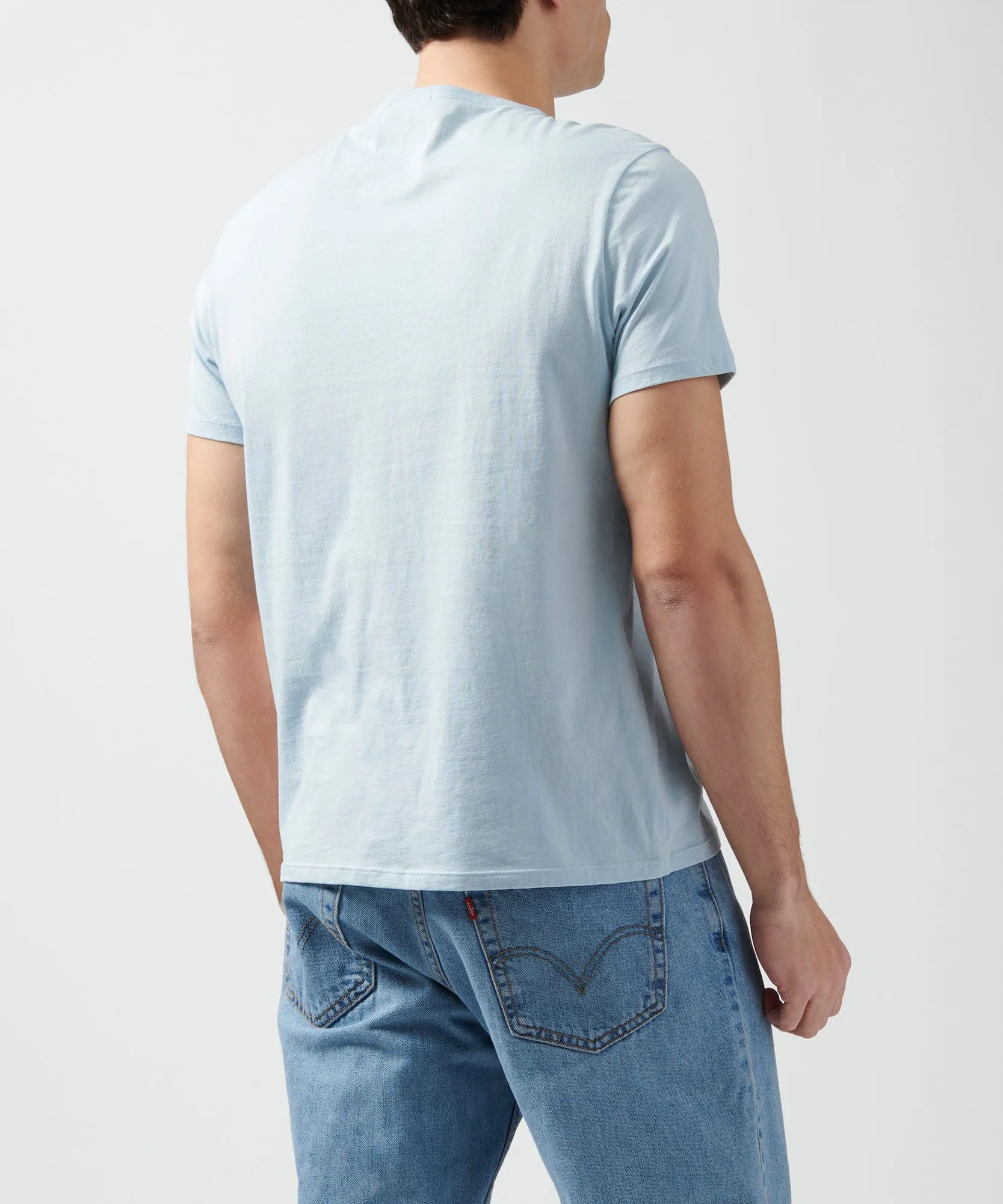 Classic Jersey Crew Neck Tee - Blue