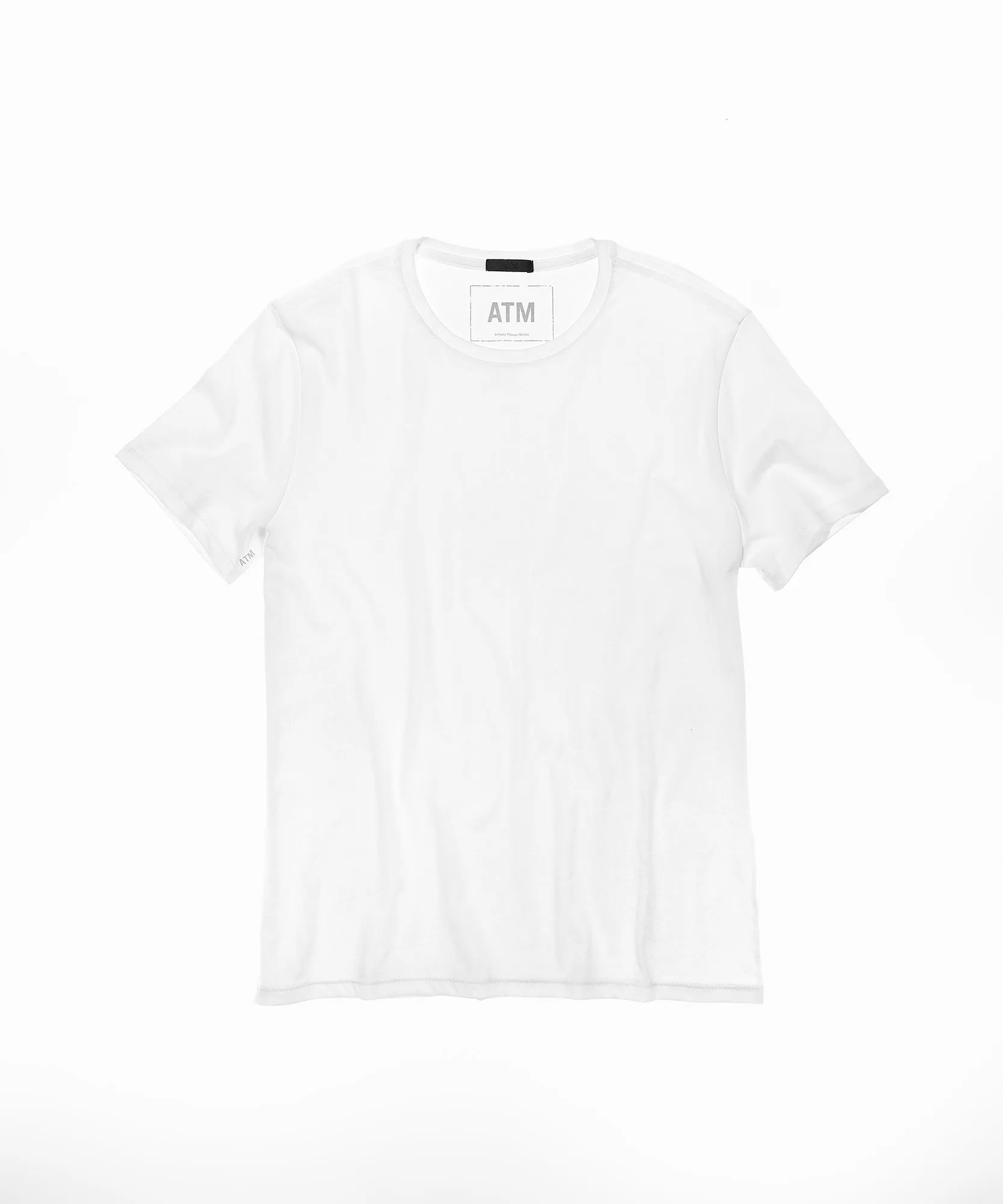 Classic Jersey Crew Neck Tee - White