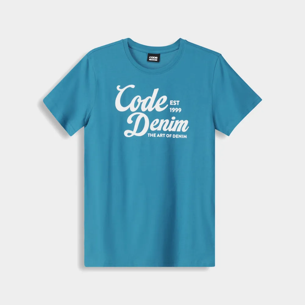 Code Mens Sleet Tee Blue/White _ 181589 _ Blue