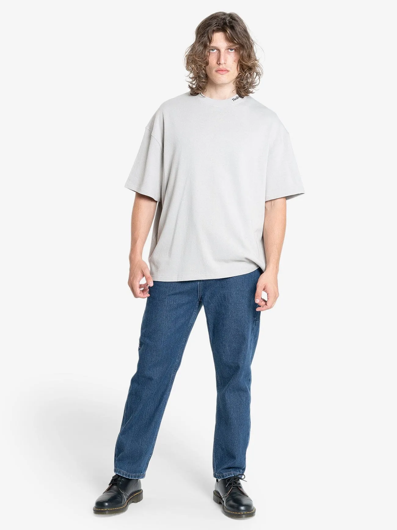 Cortex Box Fit Oversize Tee - Oyster Grey