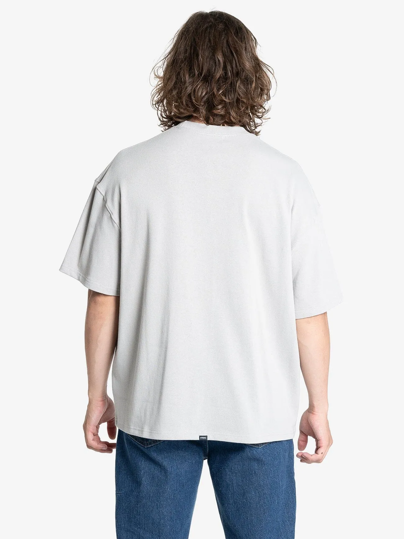 Cortex Box Fit Oversize Tee - Oyster Grey