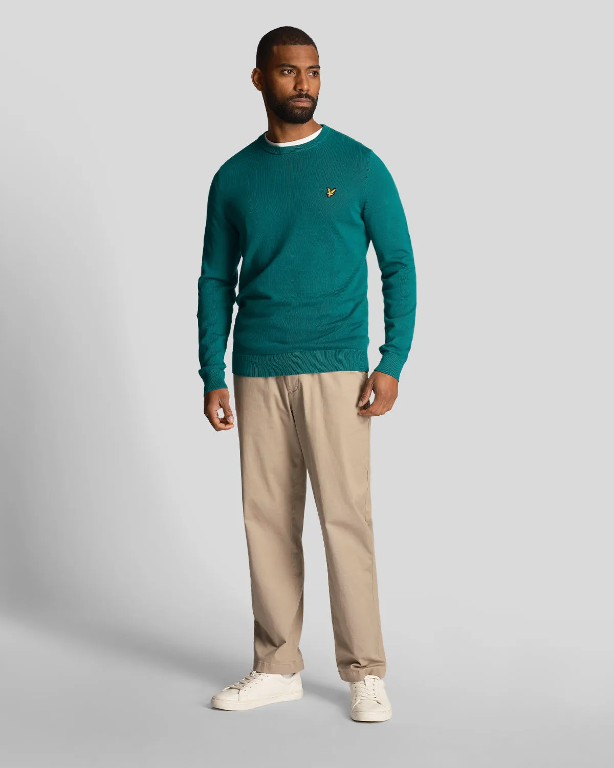 Cotton Crew Neck Jumper