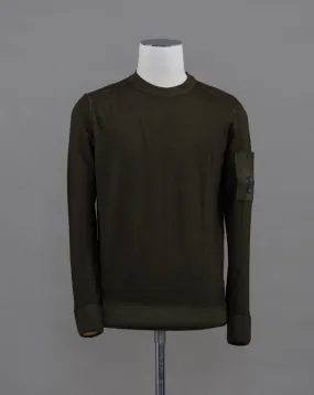 C.P. Company Merino Crew Neck Knit / Ivy Green