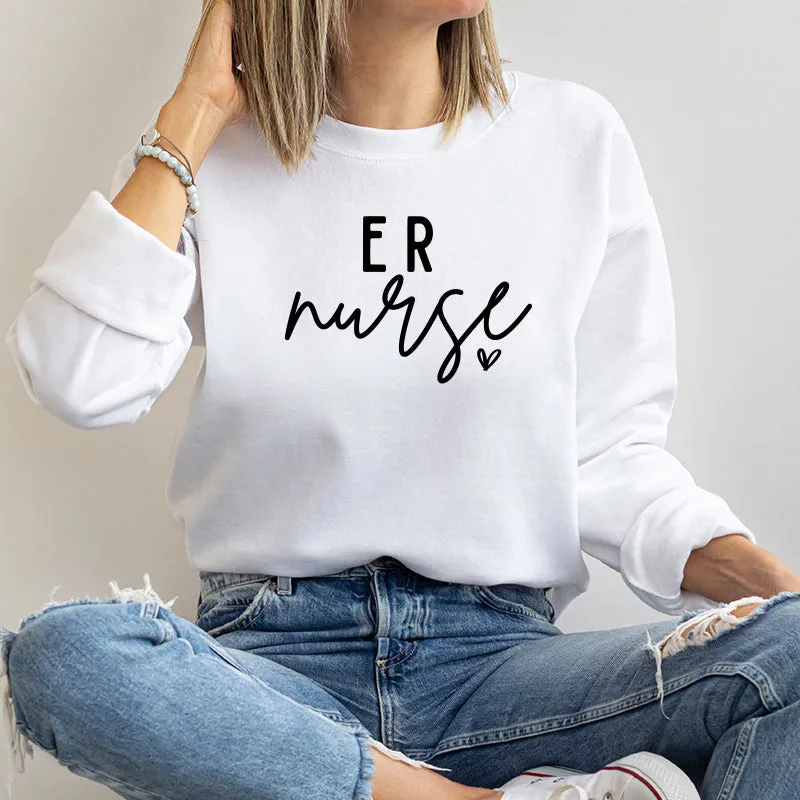 Crewneck Sweatshirt |  ER Nurse