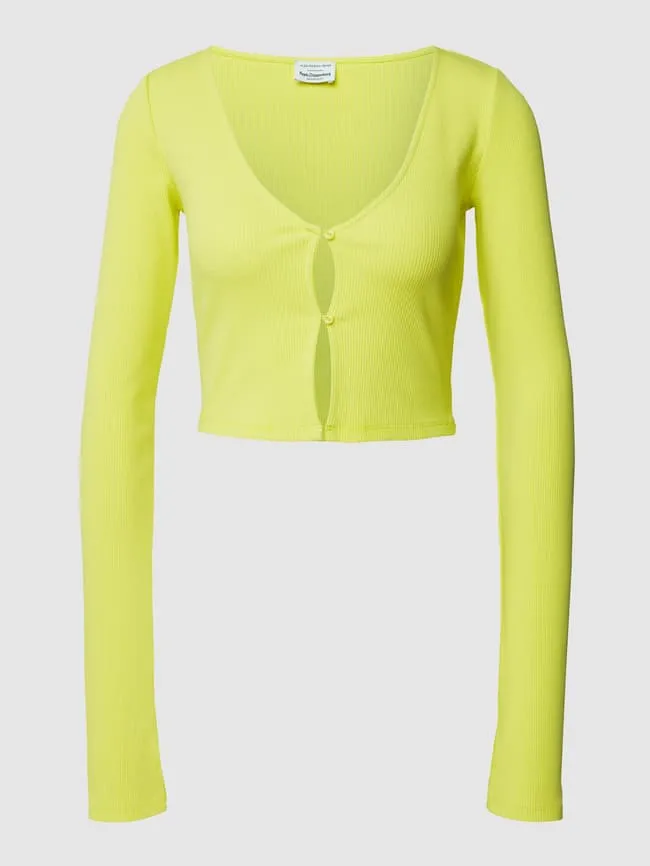 Cropped cardigan – AMP X P&C Alex Mariah Peter X P&C*, lime green