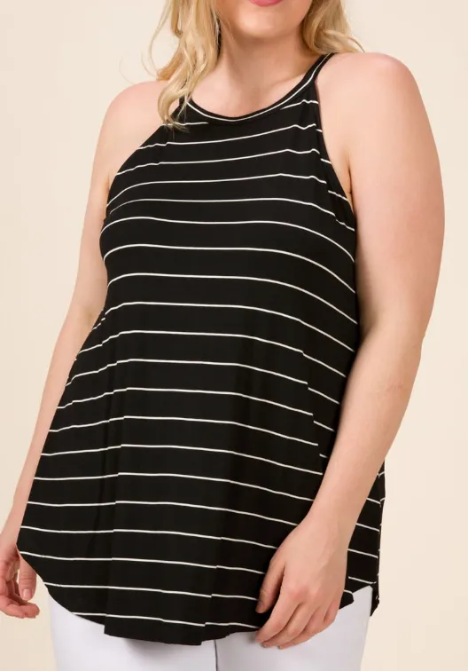 Curvy Stripe Tank Top