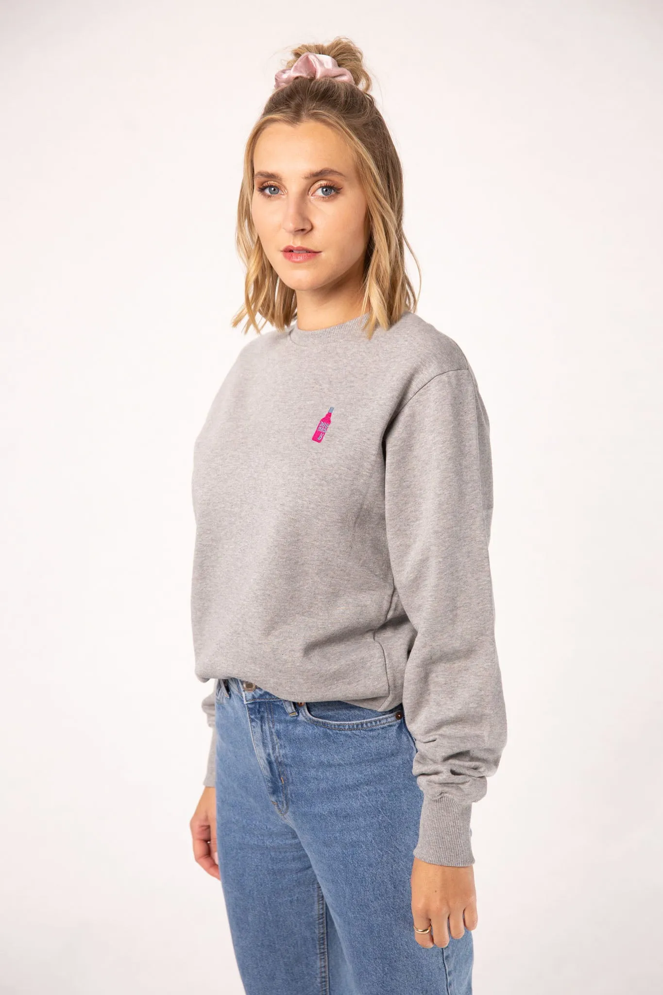 dos mas | Bestickter Bio-Baumwoll Frauen Pullover