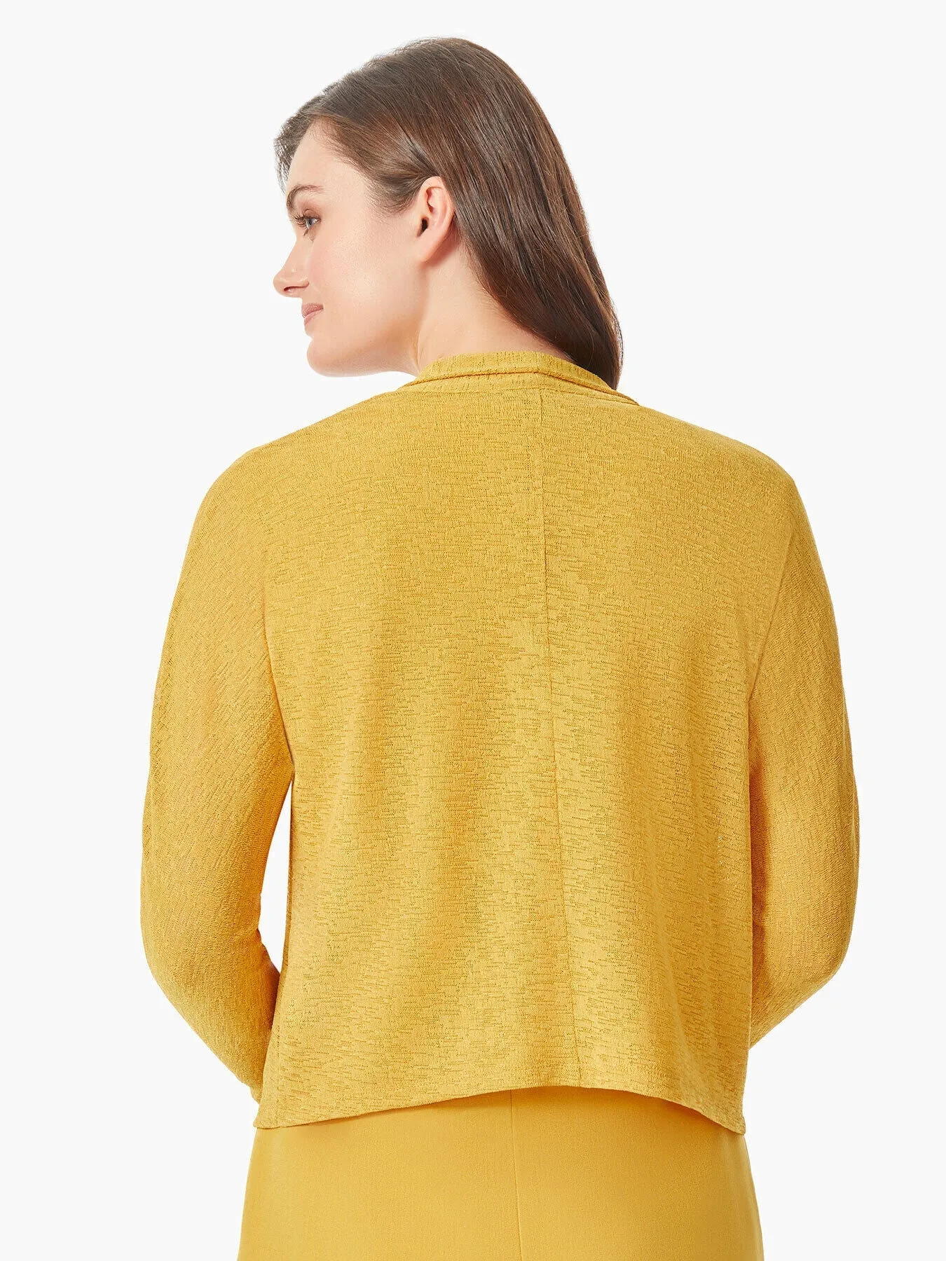 Draped Open Front Dolman Cardigan