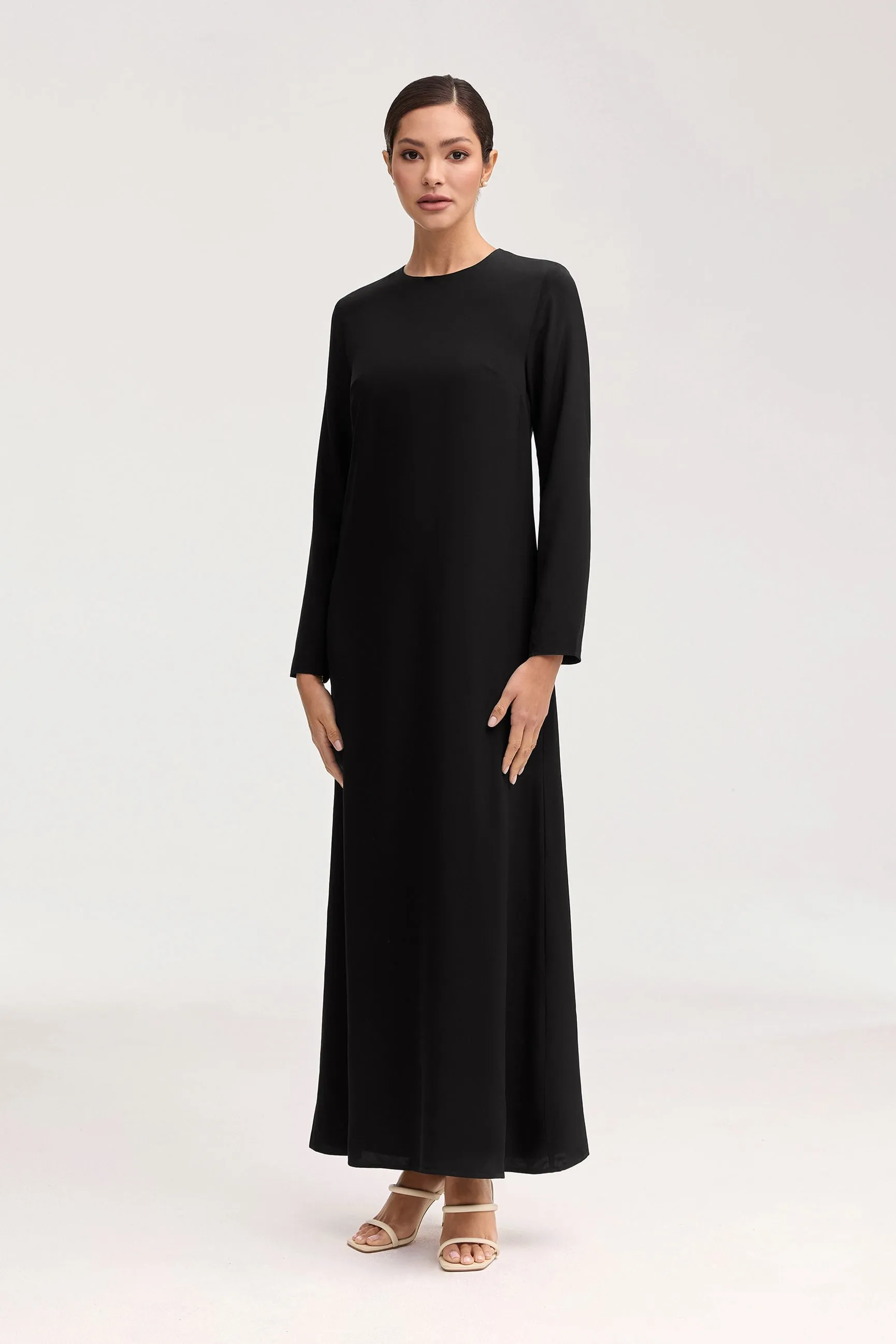 Estee Viscose Maxi Dress - Black