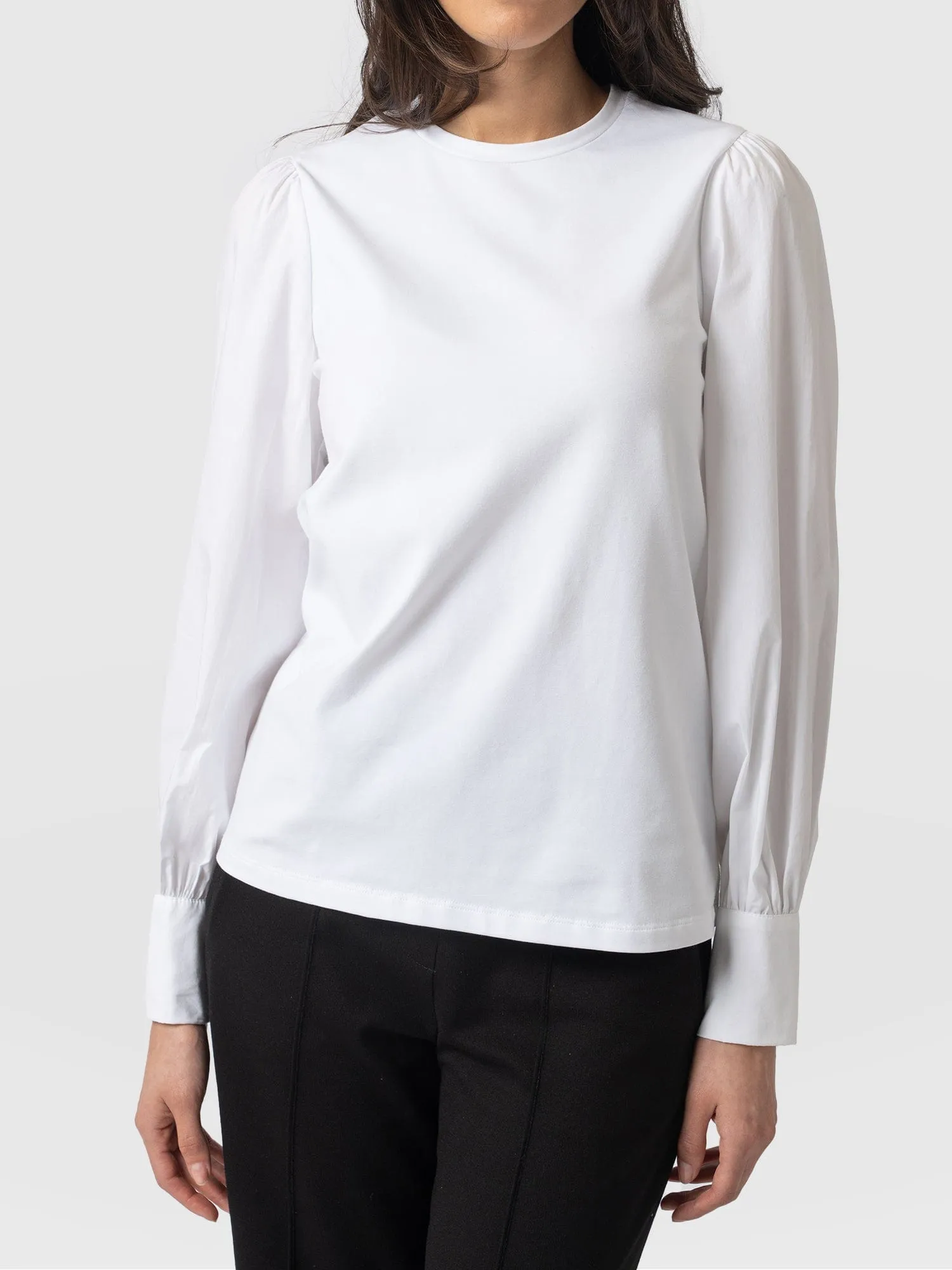 Eva Mock Shirt - White