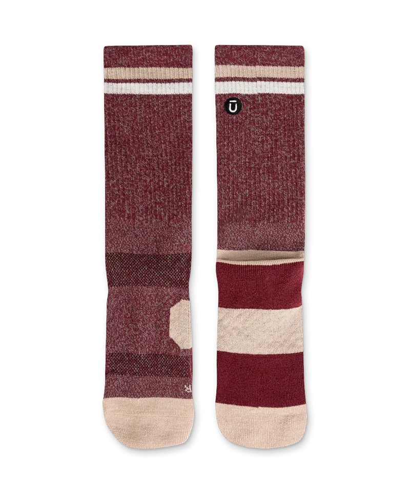 Everyday Merino Crew Socks Brick