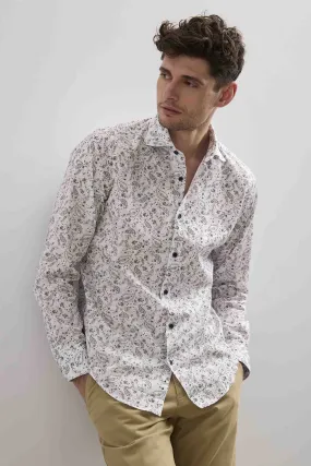 Fitted paisley shirt