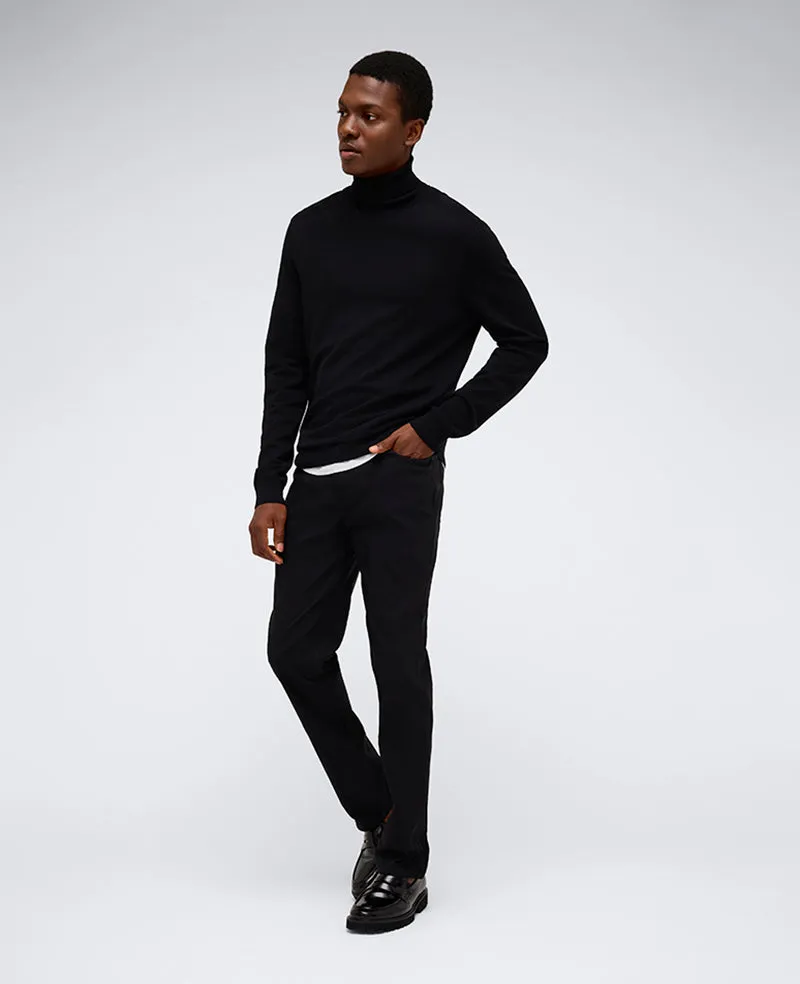 Foldover Turtleneck Sweater